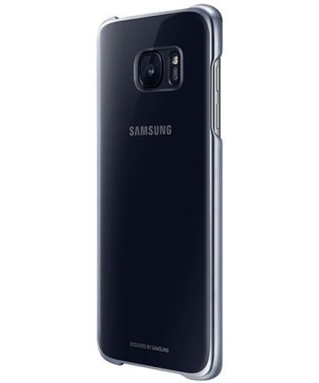 Samsung Galaxy S7 Edge Clear Cover Zwart Origineel Hoesjes