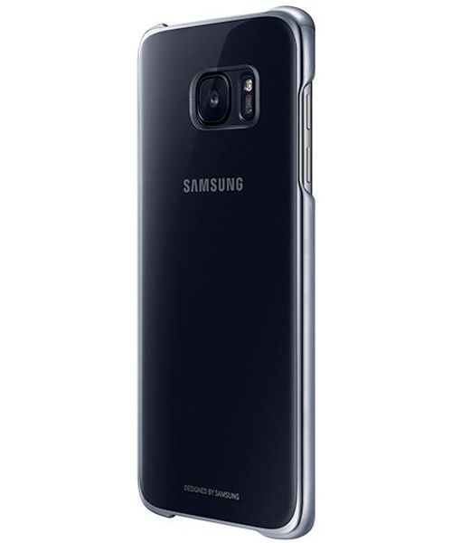 Samsung Galaxy S7 Edge Clear Cover Zwart Origineel afbeelding 1