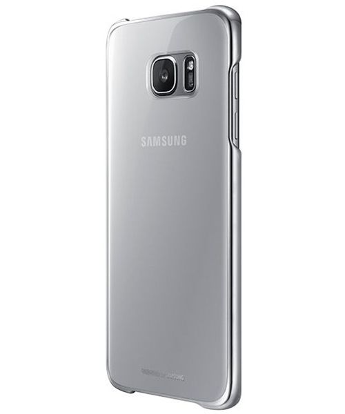 Samsung Galaxy S7 Edge Clear Cover Zilver Origineel afbeelding 1