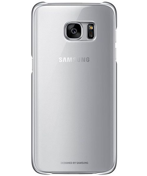 Samsung Galaxy S7 Edge Clear Cover Zilver Origineel afbeelding 2