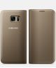 Samsung Galaxy S7 Edge Portemonnee Hoesje Goud Origineel