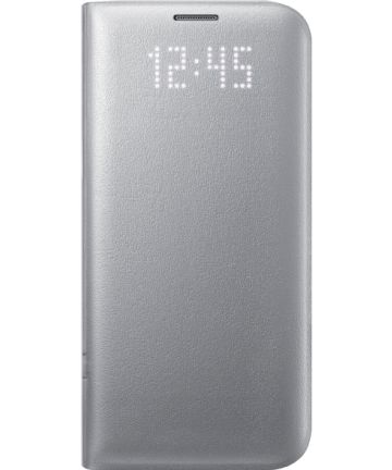 Samsung Galaxy S7 Edge Led View Hoesje Zilver Origineel Hoesjes