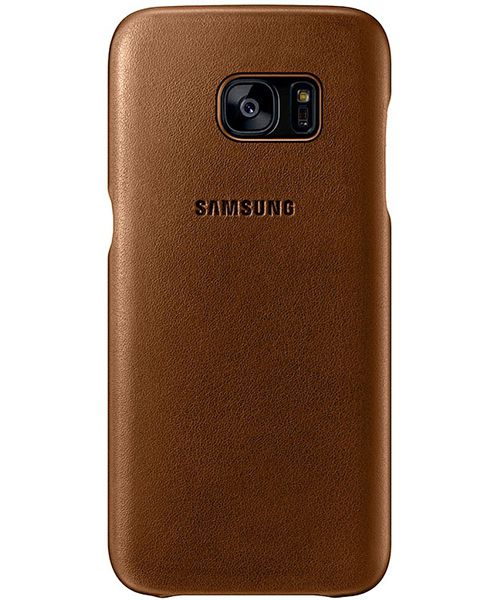 Samsung Galaxy S7 Edge Cover Bruin Origineel afbeelding 1