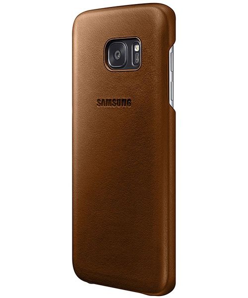 Samsung Galaxy S7 Edge Cover Bruin Origineel afbeelding 2