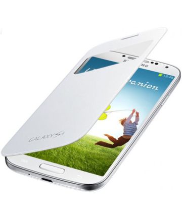 Samsung Galaxy S4 S View Wireless Charger Cover White Hoesjes