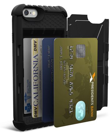 UAG Card Case Apple iPhone 6(S) Zwart Hoesjes