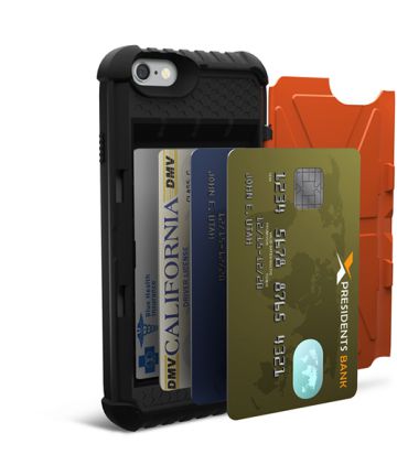 UAG Card Case Apple iPhone 6(S) Oranje Hoesjes
