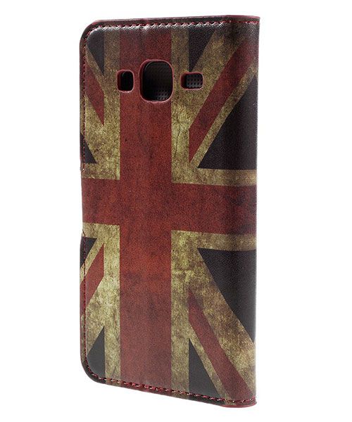 Samsung Galaxy J3 (2016) Portemonnee Hoesje Vintage UK Flag afbeelding 2