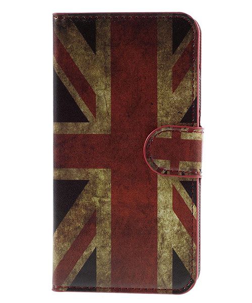 Samsung Galaxy J3 (2016) Portemonnee Hoesje Vintage UK Flag afbeelding 3