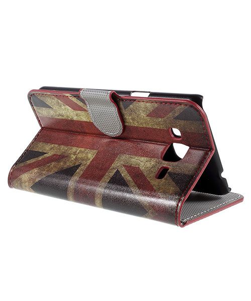 Samsung Galaxy J3 (2016) Portemonnee Hoesje Vintage UK Flag afbeelding 5