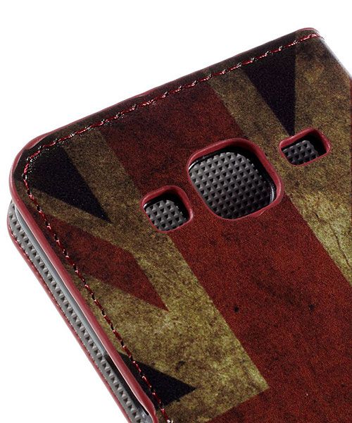 Samsung Galaxy J3 (2016) Portemonnee Hoesje Vintage UK Flag afbeelding 9