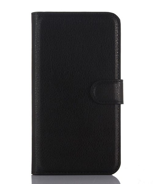Samsung Galaxy J3 (2016) Litchi Portemonnee Hoesje Zwart afbeelding 2