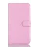 LG K10 Portemonnee Flip Hoesje Licht Roze