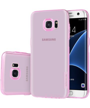 Nillkin Nature TPU Gel Hoesje Samsung Galaxy S7 Roze Hoesjes