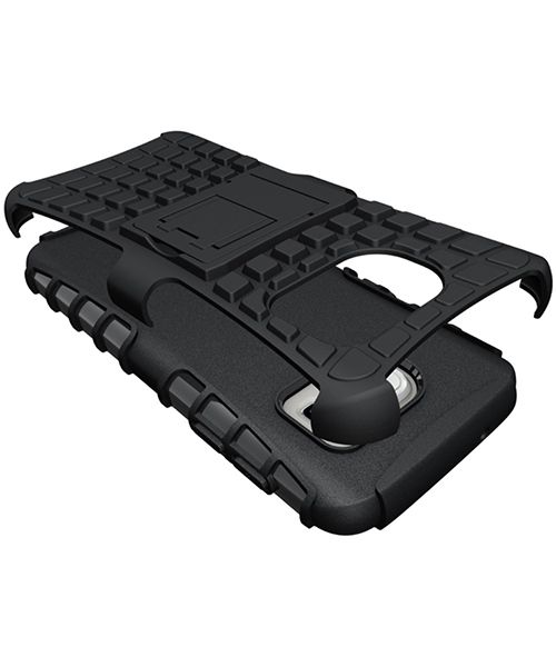 Samsung Galaxy S7 Hybrid Kickstand Hoesje Zwart afbeelding 5