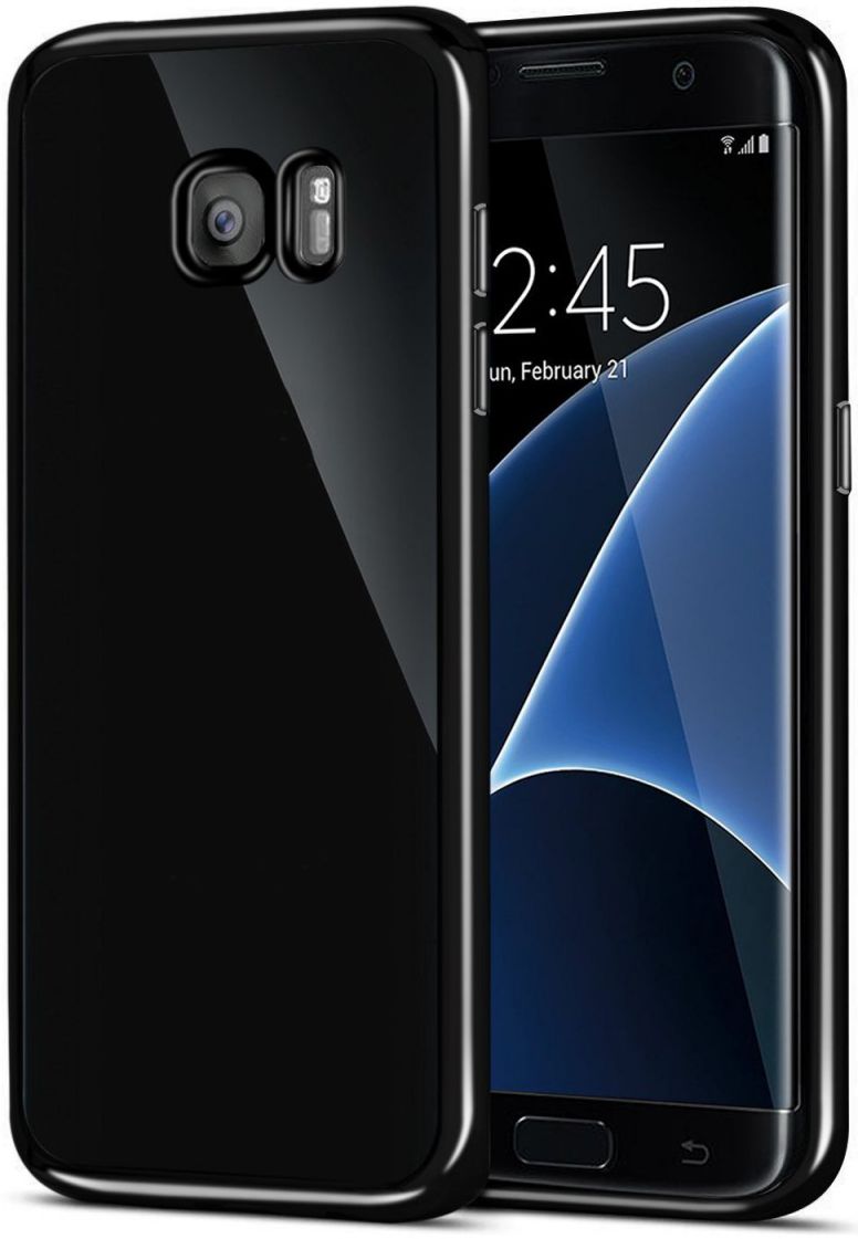 Samsung Galaxy S7 Edge TPU Hoesje Zwart afbeelding 1