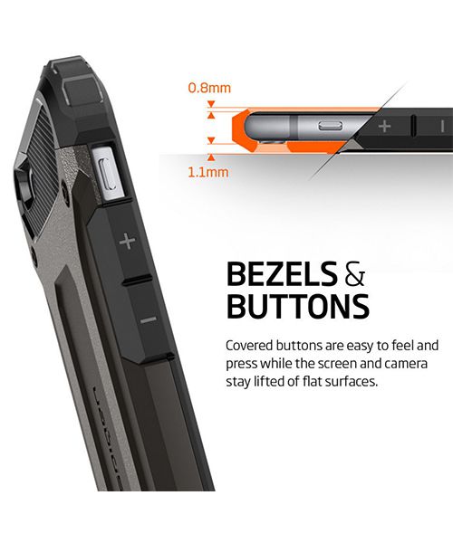 Spigen Tough Armor Tech Case Apple iPhone 6S Gunmetal afbeelding 8