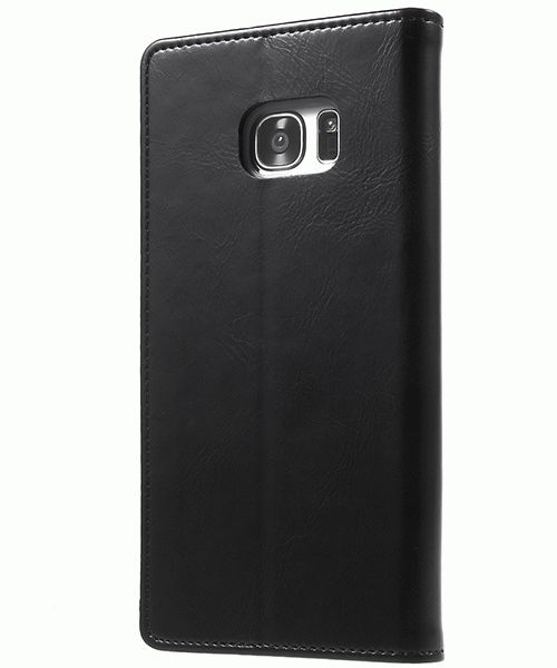 Mercury Portemonnee Flip Hoesje Samsung Galaxy S7 Edge Zwart afbeelding 4