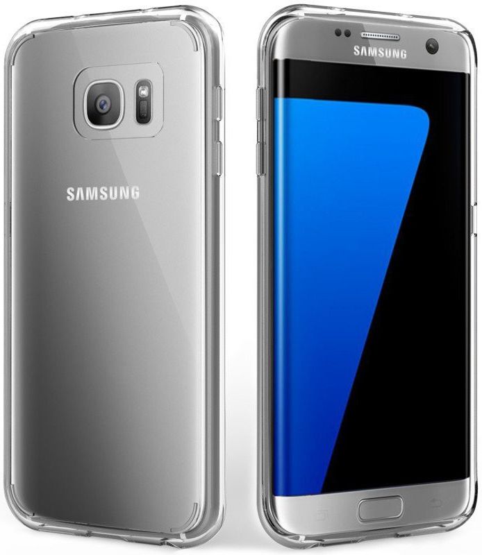 Samsung Galaxy S7 Edge Glanzend TPU Hoesje Transparant afbeelding 2