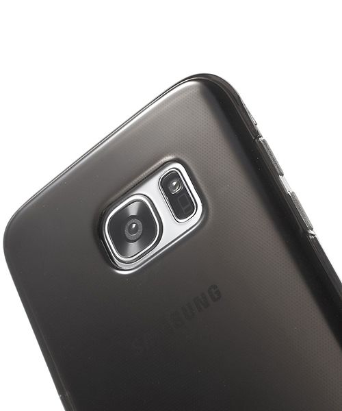 Samsung Galaxy S7 Edge Glanzend TPU Hoesje Grijs afbeelding 6