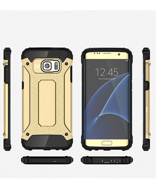 Samsung Galaxy S7 Edge Cool Armor Hoesje Goud afbeelding 8