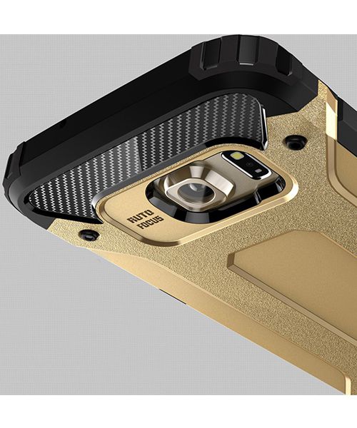 Samsung Galaxy S7 Edge Cool Armor Hoesje Goud afbeelding 9