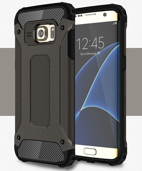 Samsung Galaxy S7 Edge Cool Armor Hoesje Zwart afbeelding 1