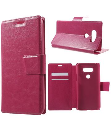 LG G5 (SE) Portemonnee Hoesje Roze Hoesjes