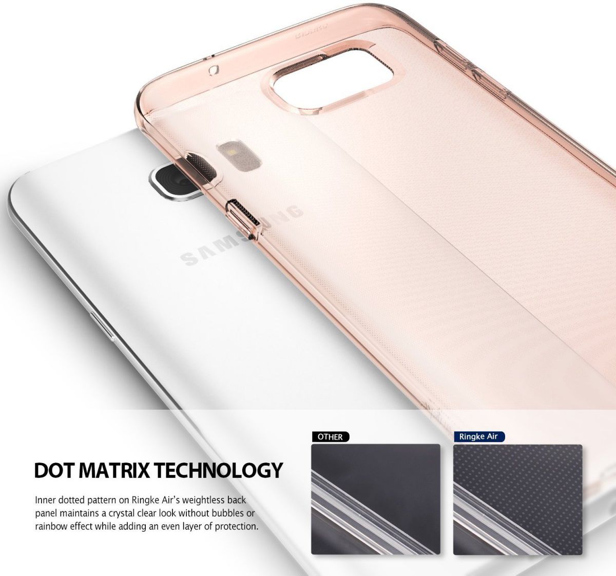 Ringke Air Samsung Galaxy S7 Hoesje Rose Gold afbeelding 2