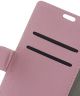 LG G5 Lederen Portmonnee Hoesje Roze