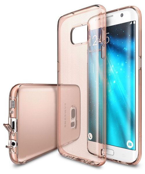 Ringke Air Samsung Galaxy S7 Edge Hoesje Rose Gold afbeelding 1