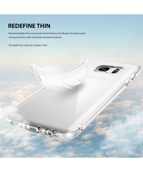 Ringke Air Samsung Galaxy S7 Edge Hoesje Rose Gold afbeelding 3