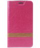 LG G5 Lederen Stand Hoesje Roze