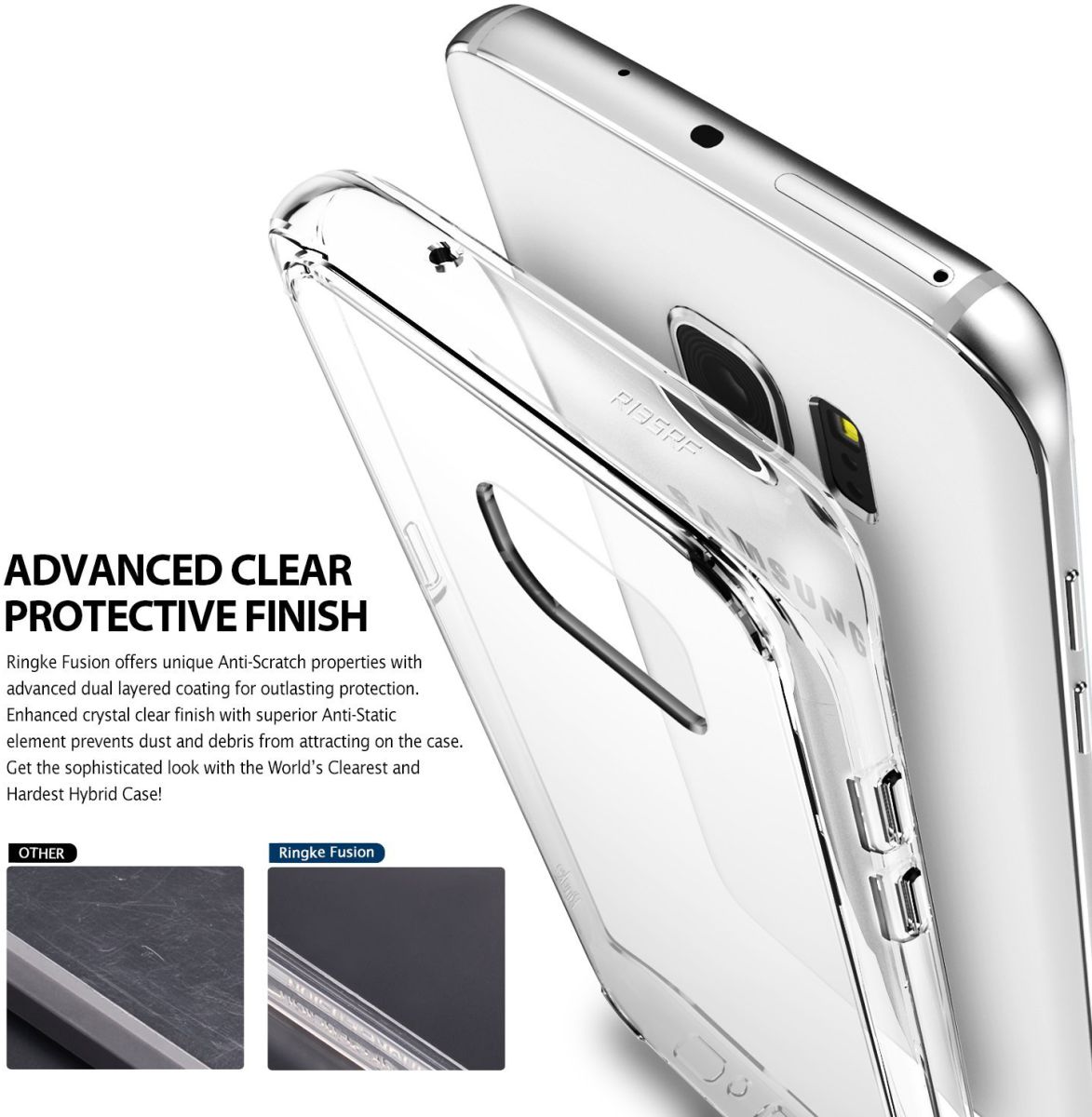 Ringke Fusion Samsung Galaxy S7 Edge hoesje doorzichtig Crystal View afbeelding 7