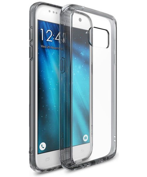 Ringke Fusion Samsung Galaxy S7 hoesje doorzichtig Smoke Black afbeelding 1