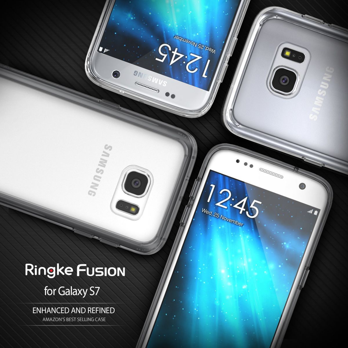 Ringke Fusion Samsung Galaxy S7 hoesje doorzichtig Crystal View afbeelding 4
