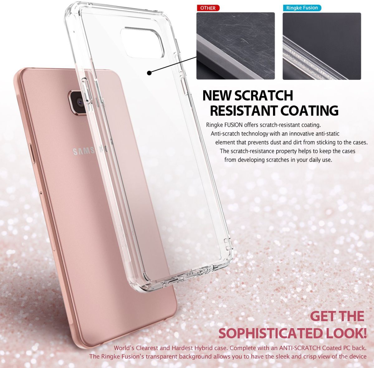 Ringke Fusion Samsung Galaxy A5 2016 hoesje doorzichtig Crystal View afbeelding 4