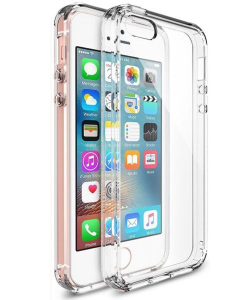 Ringke Fusion Apple iPhone SE Hoesje Doorzichtig Crystal View afbeelding 3