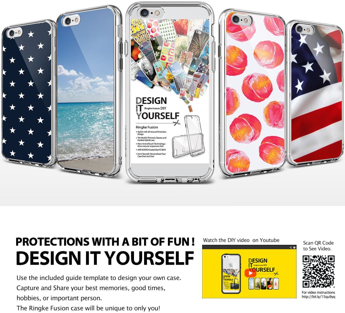 Ringke Fusion iPhone 6S Hoesje Doorzichtig Zwart afbeelding 8