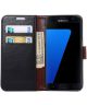 Samsung Galaxy S7 Bookcase Hoesje Met Pasjes Zwart