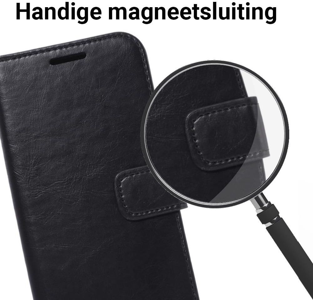 Samsung Galaxy S7 Bookcase Hoesje Met Pasjes Zwart afbeelding 3