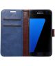 Samsung Galaxy S7 Bookcase Hoesje Met Pasjes Blauw