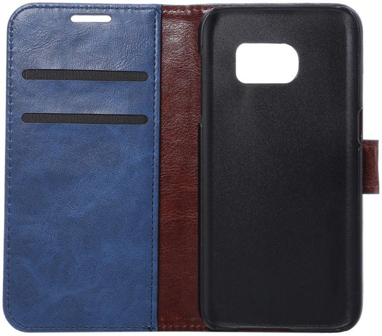 Samsung Galaxy S7 Bookcase Hoesje Met Pasjes Blauw afbeelding 10