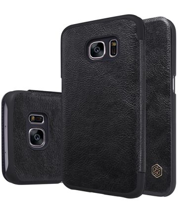 Nillkin Qin Series Flip Case Samsung Galaxy S7 Zwart Hoesjes