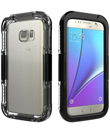 Samsung Galaxy S7 Waterbestendig Duikhoesje Zwart Hoesjes