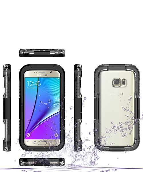 Samsung Galaxy S7 Waterbestendig Duikhoesje Zwart afbeelding 2