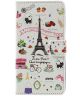 LG K10 Portemonnee Flip Hoesje Print Eiffeltoren