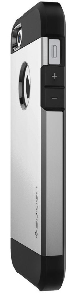 Spigen Tough Armor Hoesje iPhone SE Satin Silver afbeelding 4