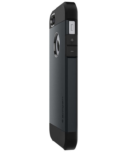 Spigen Tough Armor Hoesje iPhone SE Metal Slate afbeelding 7