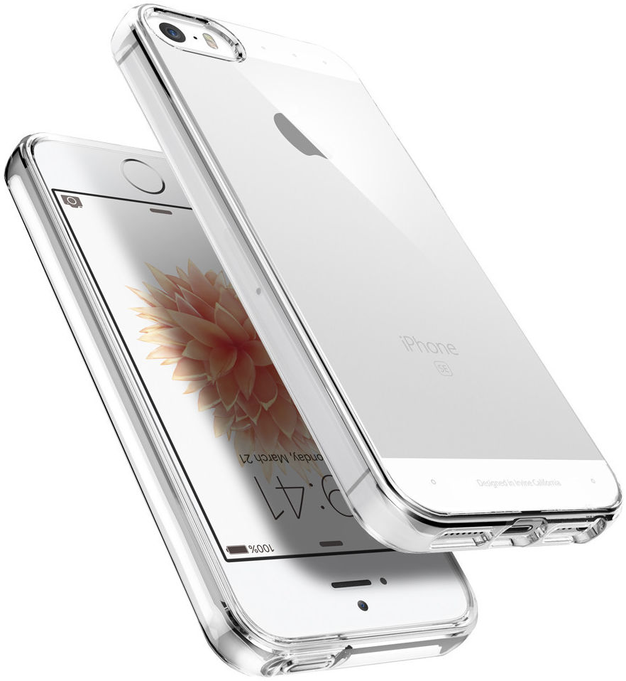 Spigen Liquid Armor Hoesje iPhone SE Transparant afbeelding 8